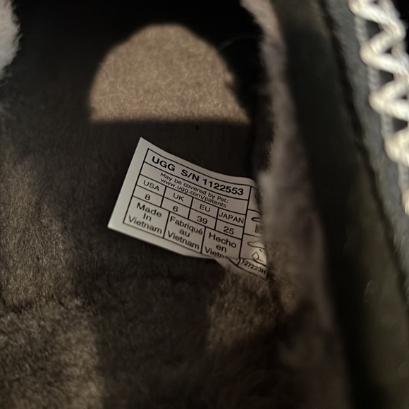 NEW UGG Tazz Platform Slipper Black Size 8 - Picture 8 of 10